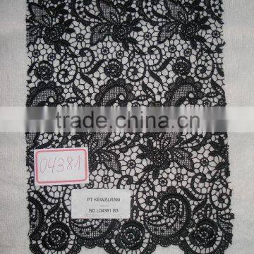 New style most popular dress making chemical lace fabric