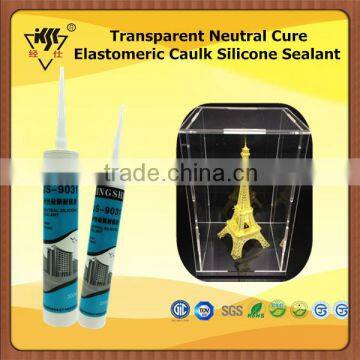 Transparent Neutral Cure Elastomeric Caulk Silicone Sealant