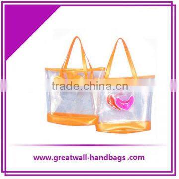 new fashion wholesale pvc tote bag for peoples