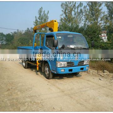 Truck mounted hydraulic crane,truck hydraulic crane,truck with hydraulic crane 3 ton