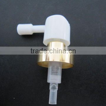 cosmetic packaging aluminium and plastic screw crimp pump