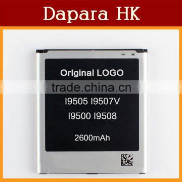 100% Original Replacement Battery For Samsung GALAXY S4 I9500 I9508 I9505 I9507V 2600mAh Free Shipping