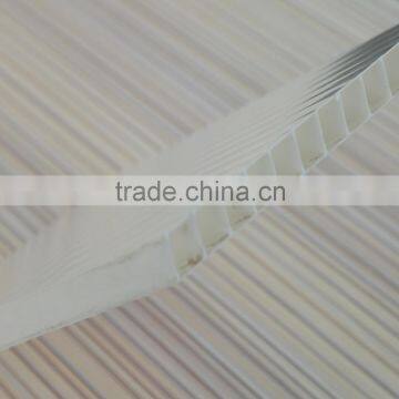 4mm 100% Virgin Grade A PC Resin 50 Micron UV Coating Polycarbonate Twin Wall Hollow Sheets Cheap Price Roofing Panels Clear photo-6