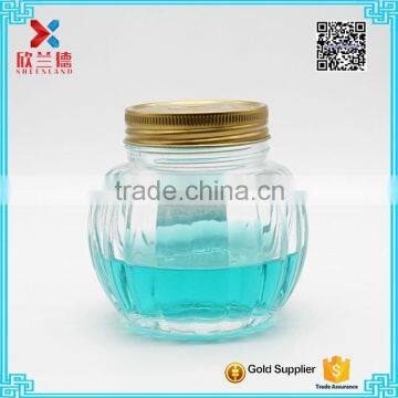 250ml clear cheap empty glass food jar