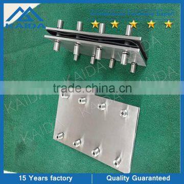 Stainless steel glass fin joint plate bracket