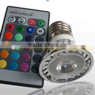 6W AC100-240V LED Spotlight with RGB Controller