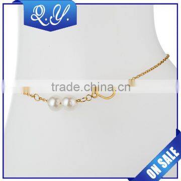New Products Pearl Anklet Bracelet Ladies Accessories Charming Foot Jewelry