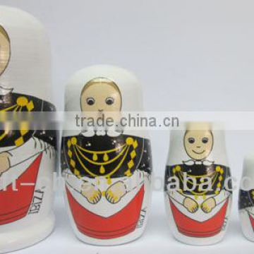 wooden matryoshka russian nesting dolls