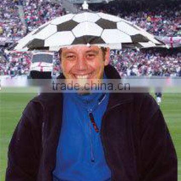 football socer hat umbrella