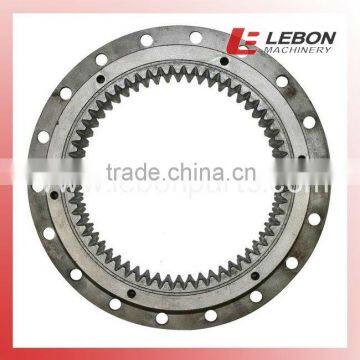 Top sale excavactor spare parts PC200-7 swing custom gear ring