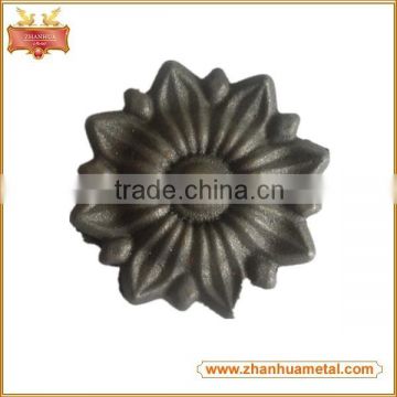 Ornamental Wrought Iron Casting Flowers For Fence