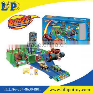 New design car plastic parking lot garage toy