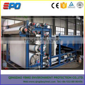 Solid-liquid separation belt type filter press