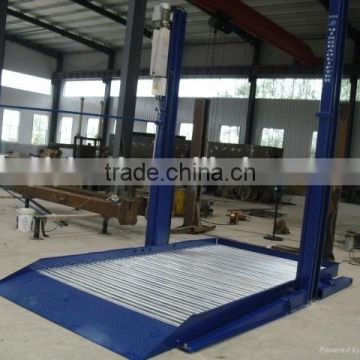 two post automatic hydraulic double car parking lift system with CE