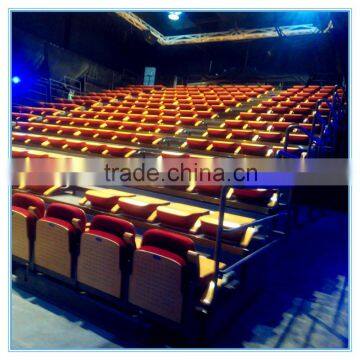 Telescopic Platforms With Soft Folding Chairs for Multipurpose Event Centers photo-3