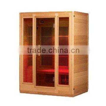 CE ETL ROHS Approved Far Infrared sauna for3 person Use QGY-03D