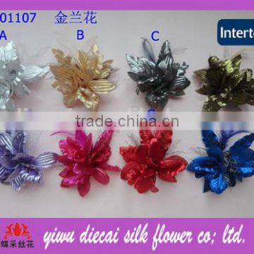 Yiwu factory supply hair orchid tinsel flowers