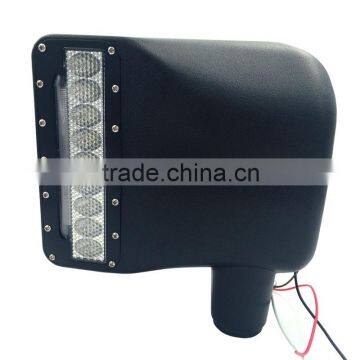 27W Car LED Rearview Side Replacement LED Off road Mirror Turn Signal Lights White / Amber Beam For Jeep Wrangler 07-15