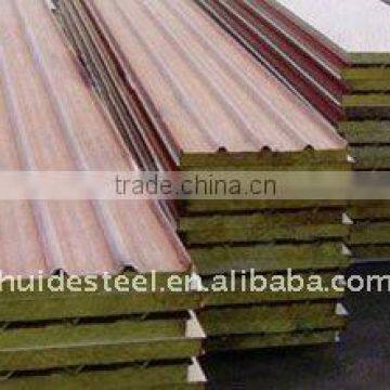 Color steel Rockwool sandwich panel