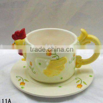 Easter chicken ceramic coffee-cups