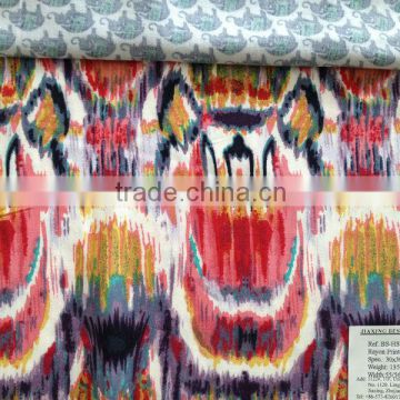 100%Rayon Weaving Printed Plain Fabric