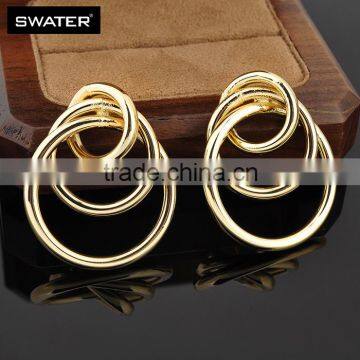 New Products 2016 Innovative Product Loopy Teardrop Latest Gold Earring Designs photo-4