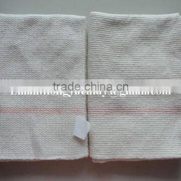 100%recycled Cotton Stitch Bonded Nonwoven White Cotton Foor Cleaning Cloth photo-5