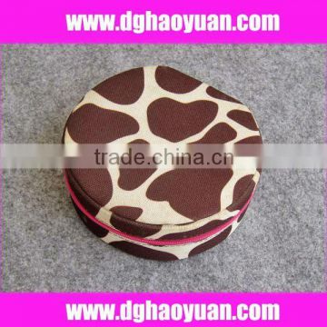 zebra fabric cosmetic box for promotion-HYGY010