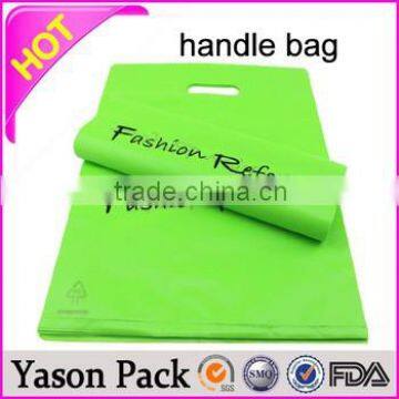Yason with logo plastic shopping bag for