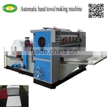 Fully automatic N fold hand towel paper making machinery for sale