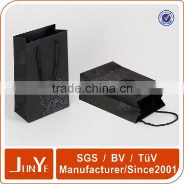 New Design Small Black Paper Bags for Packaging Supplier's Choice