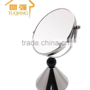 Two way round acrylic decorative bathroom mirror