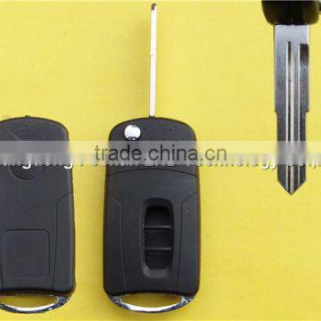 New Uncut Folding Flip Remote Key Shell Case Fob 3 Button for Chevrolet Captiva