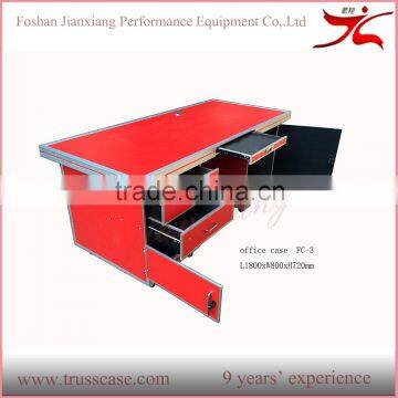 Large aluminum furniture case flight case