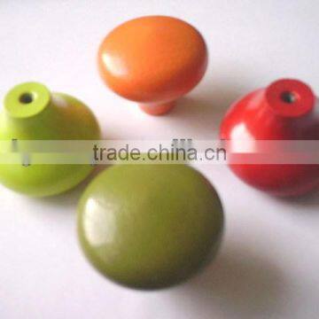 Painting different color novelty furniture wooden knob