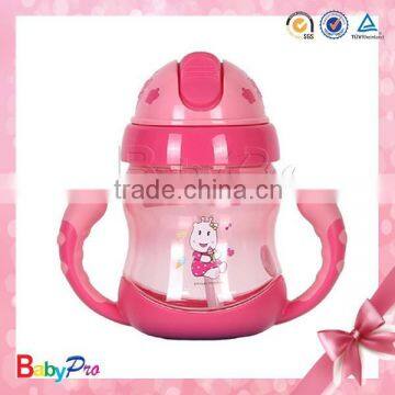 New Product Toxic and BPA Free Promotional Measuring Training Sippy Cup With Handles Quality Choice photo-3
