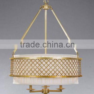 Golden iron pendent light/ceiling lamp for indoor lighting