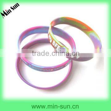 Cheap silicone slap bracelet,silicon magnetic slap bracelet fashion