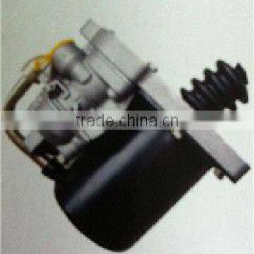 Clutch booster brake chamber