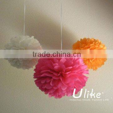 Yard Wholesale Wedding Tissue Birthday Party Decorations Tissue Paper Pom Pom Flowers Bloom Big