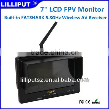 Lilliput 667FPV-5.8GH 7" LED FPV Monitor with 5.8GHz Wireless AV Receiver