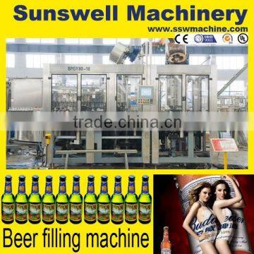Beer Filling And Sealing Line With Various Kinds of Bottles