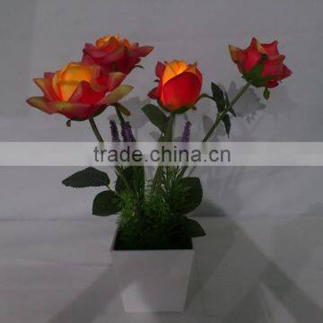 factory direct sale artificial wedding decoration Chinese rose flower for table certerpieces