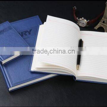 Hardcover printed pu custom notebook