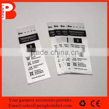 wholesale printing label for clothing