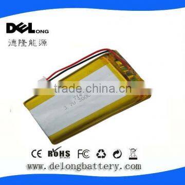 3.7v tablet pc replace battery pack with 3000mah