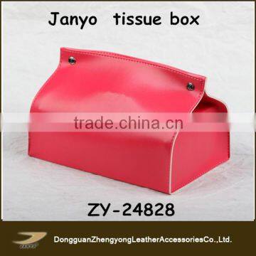 most popular wholesale tissue box, hotel home cheap leather tissue box