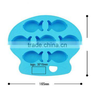 100% Food Grade Colorful Fishing Custom Ice Cube Tray