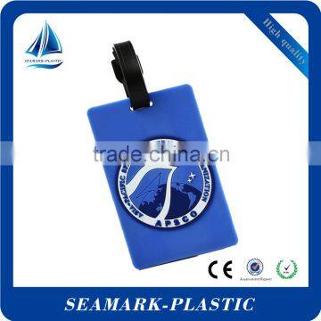 2016 Custom Made Reusable Pvc Airplane Luggage Tag Standard Size