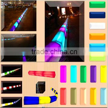 High Quality Waterproof Street Block curbstone, LED Lighting Curbstone for Roadside